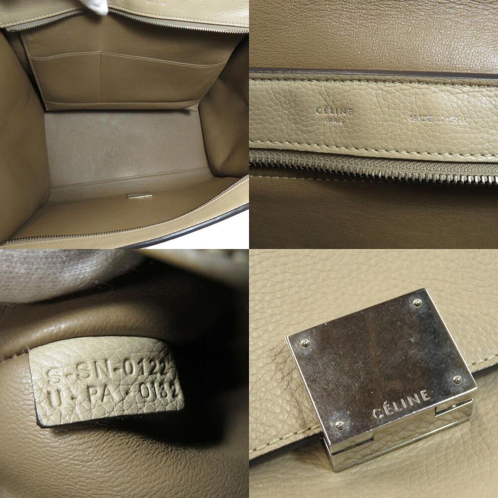 Celine Trapeze bag Dune calfskin leather suede - Picture 5 of 11
